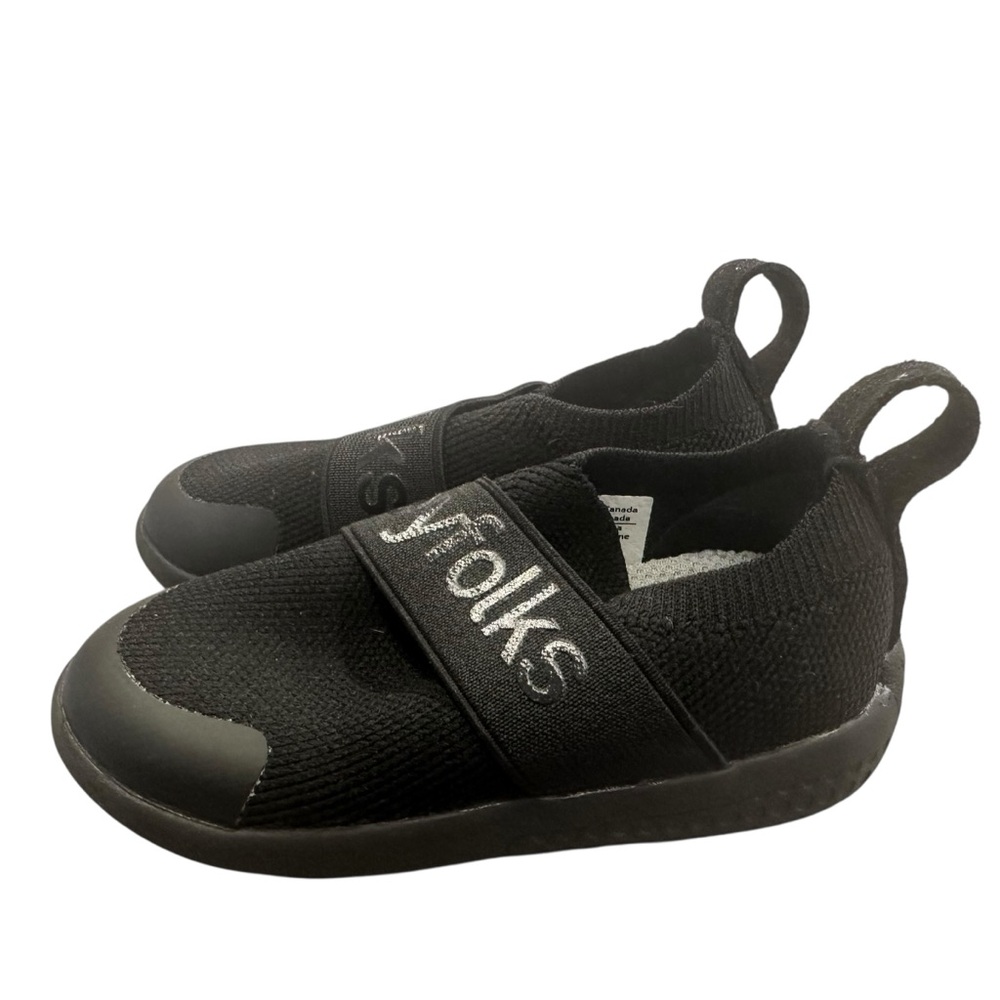 Hey Folks Slip-On‎ Shoes Black Toddler Size 5